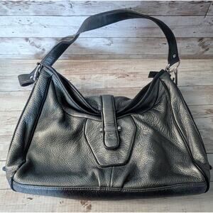 Perlina Shoulder Bag - Dark Metallic Grey - Fair Condition